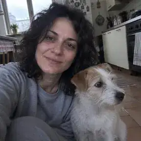 Ritratto di persona con il proprio cane