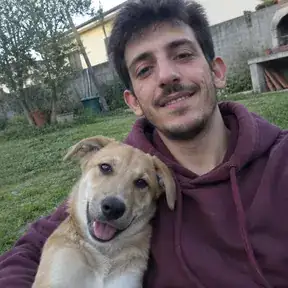 Ritratto di persona con il proprio cane